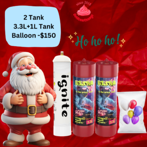 2 Tank 3.3L+1L Tank Balloon -$150