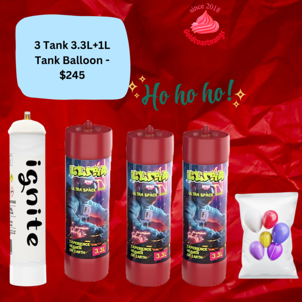 3 Tank 3.3L+1L Tank Balloon - $245